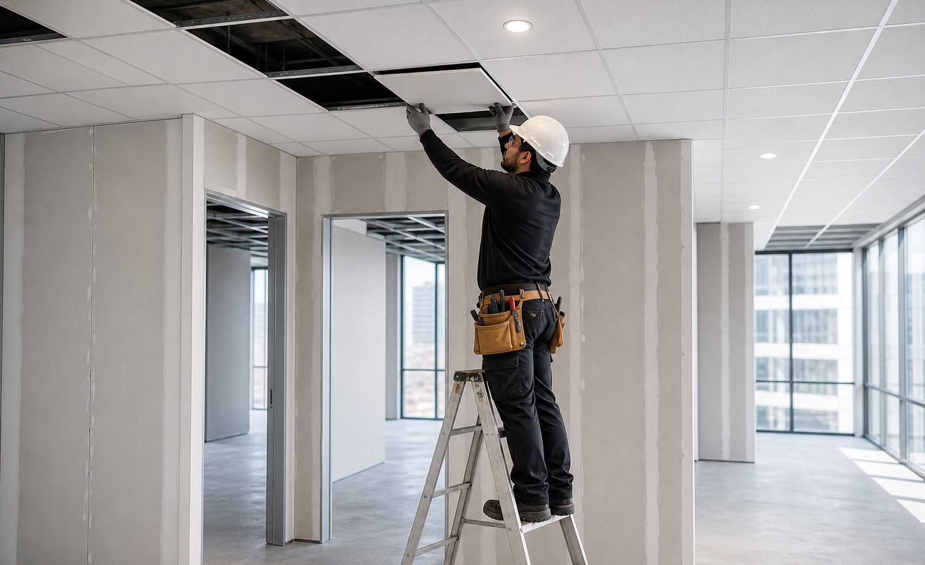 Instalación de cielos y drywall